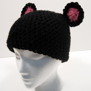 Crocheted Mouse Hat