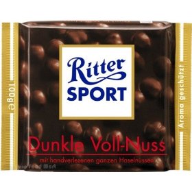 Ritter Sport чёрный с лесными орехами