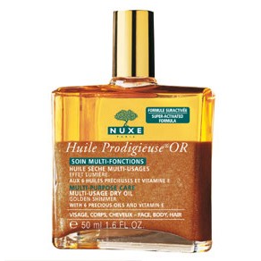 nuxe multi-usage dry oil golden shimmer