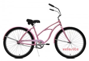 розовый (какая неожиданность) велосипед