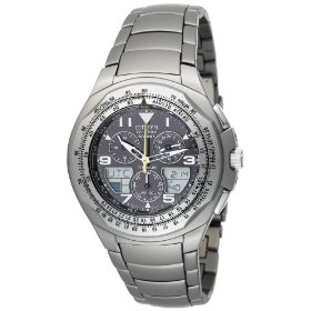 Citizen Men's Eco-Drive Titanium Skyhawk Chronograph Watch