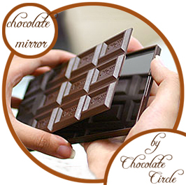 Meiji Chocolate Bar Compact Mirror Cosmetic Accessories
