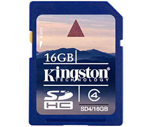 Карта Памяти SD 16Gb Kingston SDHC Class 4