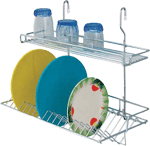 Полка для тарелок на рейлинге