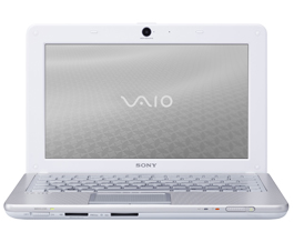 Мини ноутбук Sony Vaio VPC-W11S1R/W White