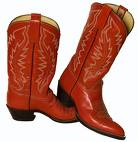 red cowgirl boots