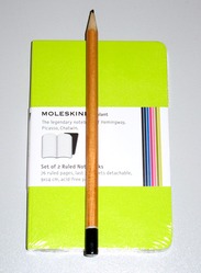 маленький зелёный Moleskine