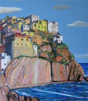 Anthony Montanino painting "Favorite Destination"