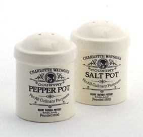 Charlotte Watson Salt and Pepper Cruet Set
