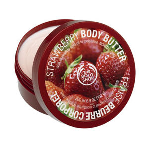 THE BODY SHOP body butter клубничка)))