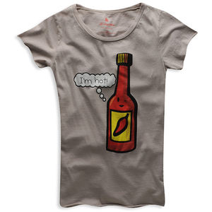 Cotton tee "I'm Hot"