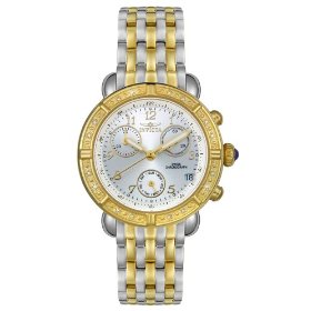 nvicta Women's Angel Diamond Two-Tone Chronograph Watch