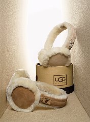 Shearling earmuff