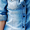 denim long shirt