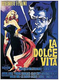 Сладкая жизнь("Dolce vita"),1959, Федерико Феллини