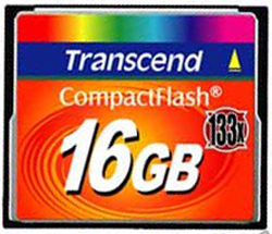 Transcend Compact Flash CF 16GB