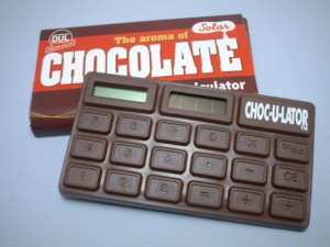 аа,шоколадный калькулятор!
