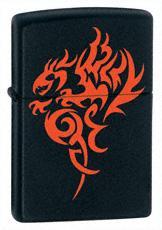 Зажигалка Zippo Hidden Dragon  Black Matte