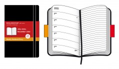 Moleskine-2010: 12 months - Weekly Notebook - Black soft cover - Pocket