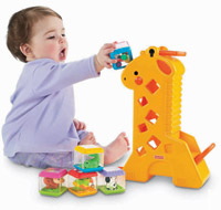 Игрушка Fisher-Price "Жираф с кубиками"