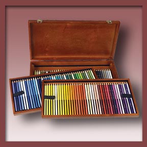 Derwent Artists Pencils Wooden Box (120)