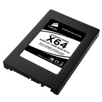 Твердотельный жесткий диск CORSAIR X64 SSD 64GB 2.5IN INDILINX