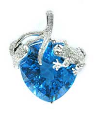 Подвесочка с топазом