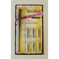 Speedball 'B' Style Lettering Set - Speedball