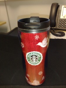 Christmas Thermos cup