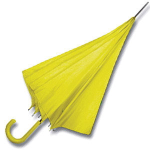 Желтый зонт-трость