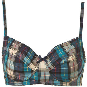 checked bralet