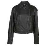 Batwing Leather Biker Jacket