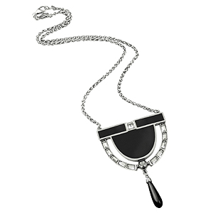 Art Deco Half Circle Necklace