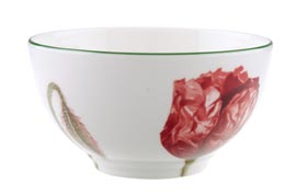 Инд. салатники из сервиза Flora Villeroy and Boch с маками, которые я все время бью..