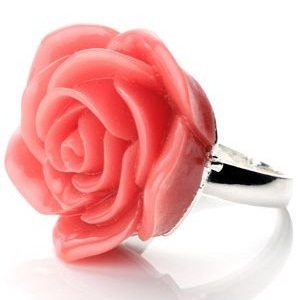 Accessorize rose ring