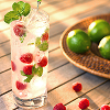 Raspberry mojito