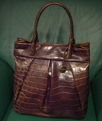 Furla Medea croco bag