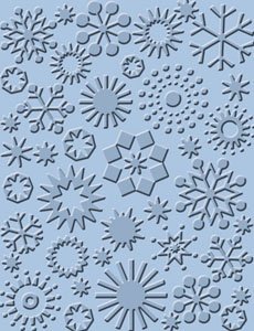 CUTTLEBUG A2 Embossing Folder: SNOWFLAKES Item Number: PC-37-1140