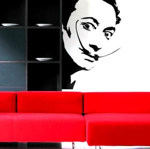 Стикер на стену  Дали