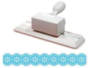 martha stewart double-edge doily lace trim punch