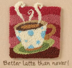 Better Latte Than Never! Punch Needle Kit