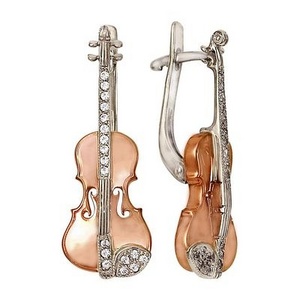 Серьги-скрипки