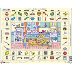 Lernpuzzle Englisch 1 Zu Hause (70 Teile)