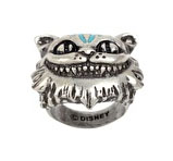 Disney Couture 'Alice In Wonderland' Silver Plated Cheshire Cat Ring