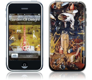 Защитная наклейка для iPhone Garden of Earthly Delights - Hieronymus Bosch