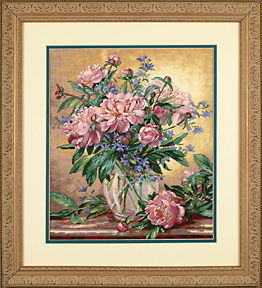 Peonies and Canterbebury Bells (Dimension)