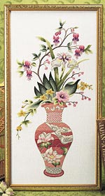 "Магнолия в цветочной вазе/ Mangolia Floral Vase" от JCA (США) #16004 (Набор)