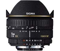 Sigma Canon AF 15 mm F/2.8 Fisheye EF DG