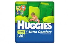 Huggies Ultra Comfort 3 (5-9кг.)