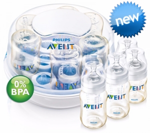 Стерилизатор для СВЧ Avent Express II с 2 бутылочками